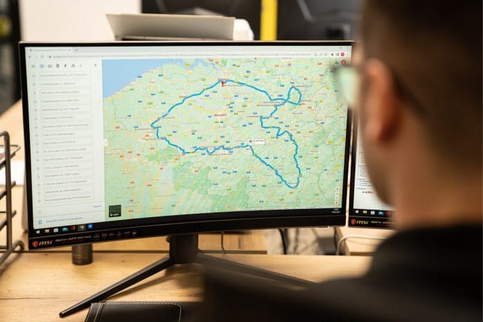 Routeplanning van koeriersdienst SamTrans